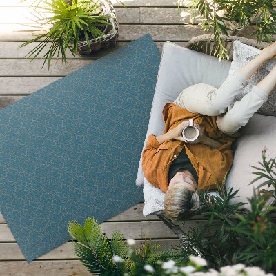 Tuinkleed Fijn ornament regelmatig patroon