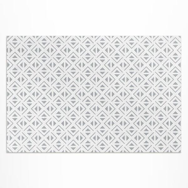 Buiten tapijt Geometrisch minimalistisch patroon