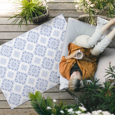 Buiten tapijt Mediterrane decoratieve tegels