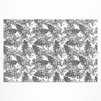 Buiten tapijt Vintage wijnschets