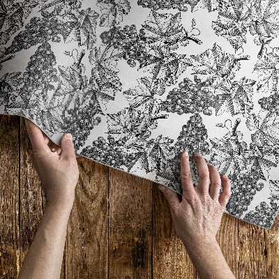 Buiten tapijt Vintage wijnschets