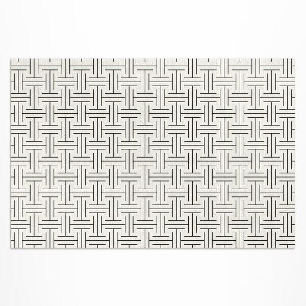 Tuinkleed Regelmatige lijnen minimalistisch doolhof