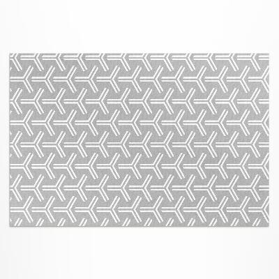 Buiten tapijt Regelmatig decoratief patroon