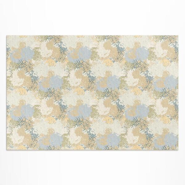 Buiten tapijt Abstracte delicate geschilderde vlekken