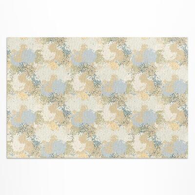 Buiten tapijt Abstracte delicate geschilderde vlekken