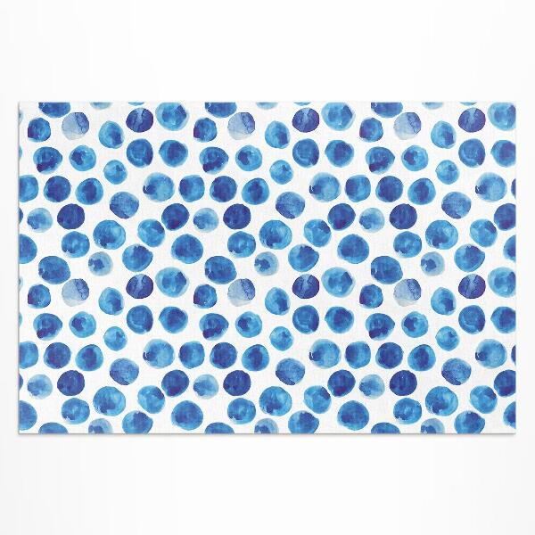 Buiten tapijt Waterverfstippen geschilderde vormen