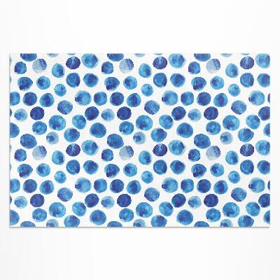 Buiten tapijt Waterverfstippen geschilderde vormen