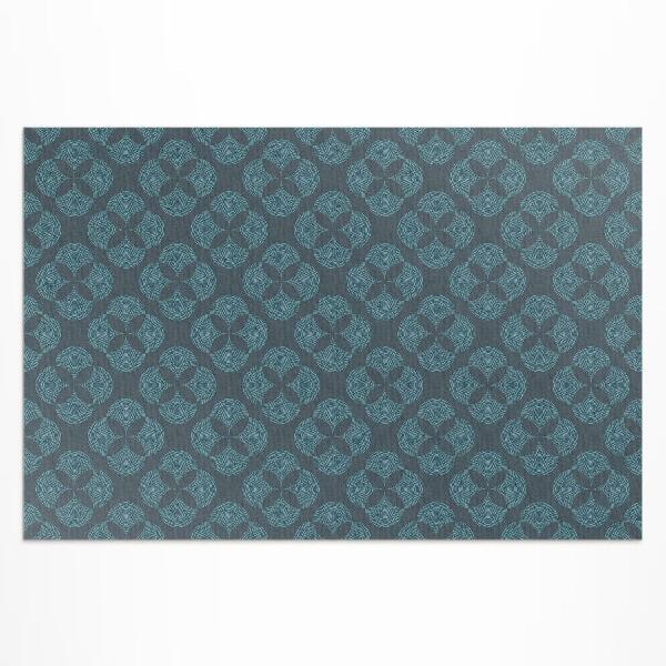 Tuinkleed Geometrisch patroon van klavertjevier