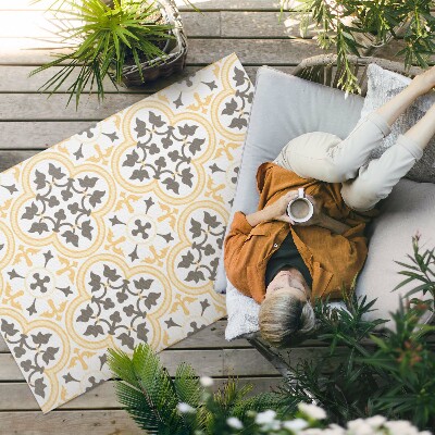 Tuinkleed Portugese tegels in zomerse stijl