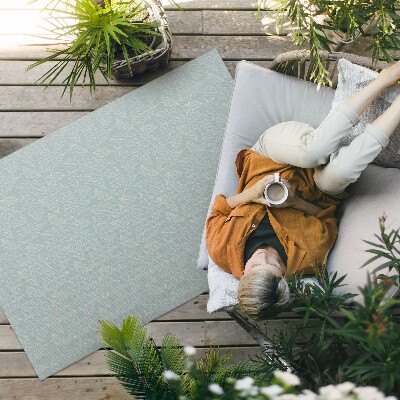 Tuinkleed Subtiele walnootbladeren in boho-stijl