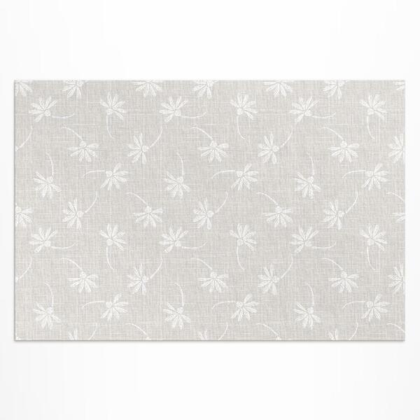 Buitenkleed Delicate Boho madeliefjes op stof