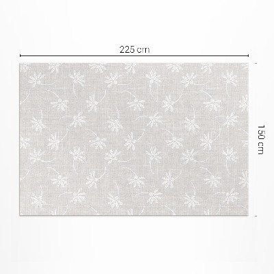 Buitenkleed Delicate Boho madeliefjes op stof