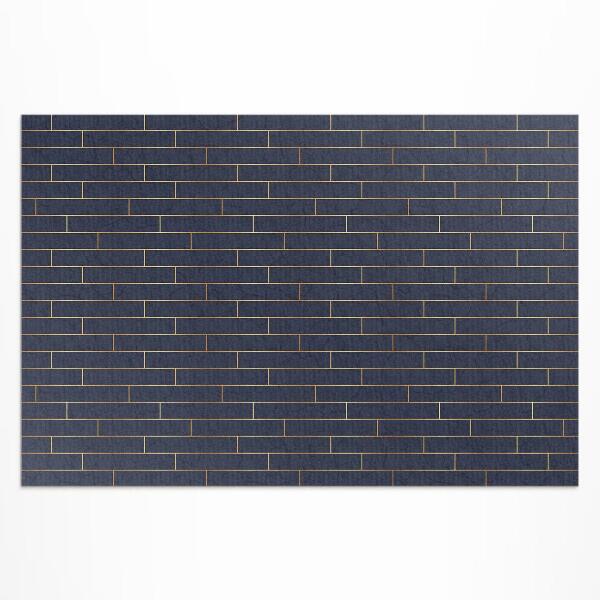 Tuinkleed Moderne donkere parketvloer met regelmatige lijnen