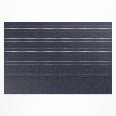 Tuinkleed Moderne donkere parketvloer met regelmatige lijnen