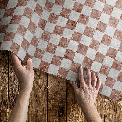 Buitenkleed Marmeren schaakbordsteenmozaïek