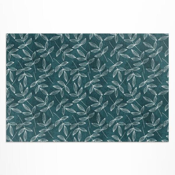 Buitenkleed Minimalistische boho-bladtakjes