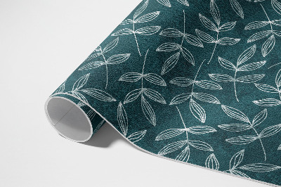 Buitenkleed Minimalistische boho-bladtakjes