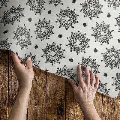 Buiten tapijt Kleine mandala's met oosters boho-patroon