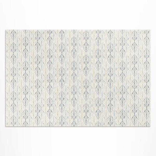 Buiten tapijt Regelmatig bladeren oosters boho patroon