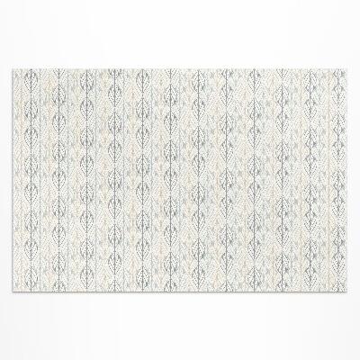 Buiten tapijt Regelmatig bladeren oosters boho patroon