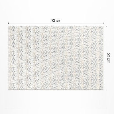 Buiten tapijt Regelmatig bladeren oosters boho patroon