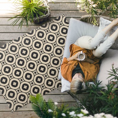 Buitenkleed Geometrisch tegelpatroon