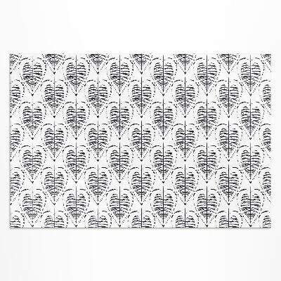 Buitenkleed Boho bladeren regelmatig patroon