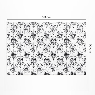 Buitenkleed Boho bladeren regelmatig patroon