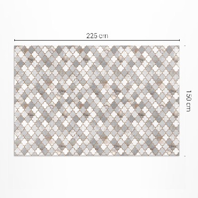 Buiten tapijt Modieuze stenen mozaïek stijlvolle tegels