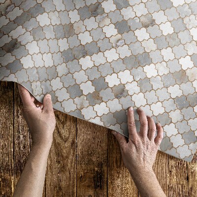 Buiten tapijt Modieuze stenen mozaïek stijlvolle tegels