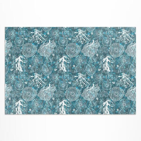 Buitenkleed Een patroon geïnspireerd door de zeeflora en -fauna
