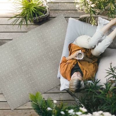 Tuinkleed Fijn cirkelvormig weefontwerp