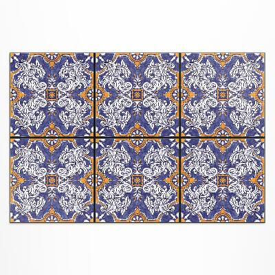 Buitenkleed Stijlvolle tegels met plantenornamenten