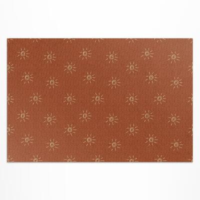 Buitenkleed Zonnepatroon, boho vintage stijl