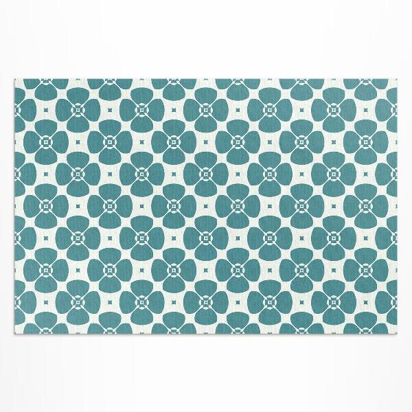 Buiten tapijt Bloemen tegelpatroon