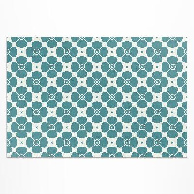 Buiten tapijt Bloemen tegelpatroon