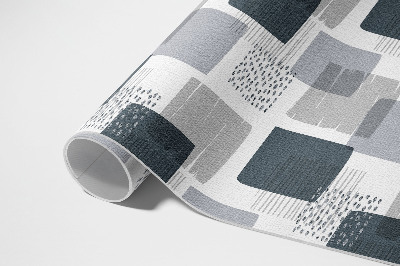 Buitenkleed Geschilderde retro vierkanten