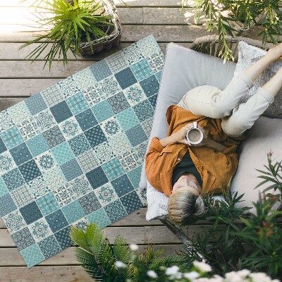 Tuinkleed Gepatroneerde mozaïek decoratieve tegels