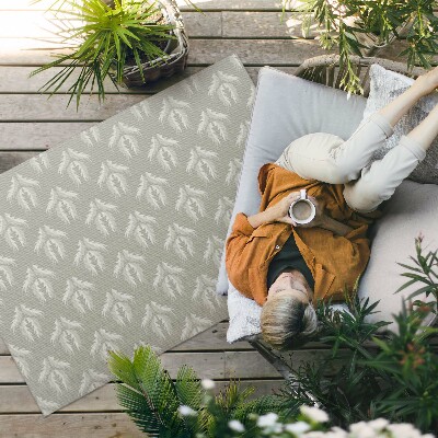 Buitenkleed plantenornament regelmatig patroon