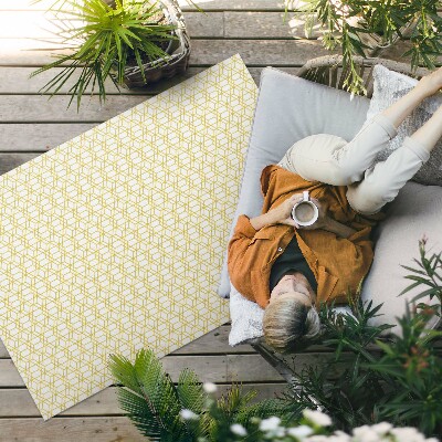 Buiten tapijt Modern lineair patroon