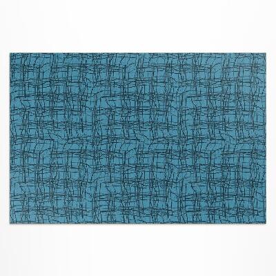 Buiten tapijt Stofpatroon met onregelmatige stofdraden