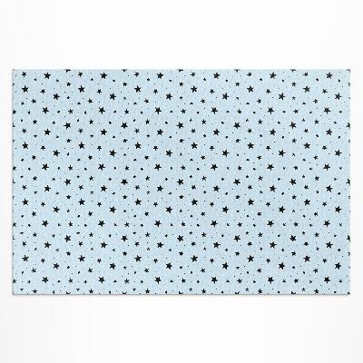 Tuinkleed Zwarte kleine sterren in de ruimte