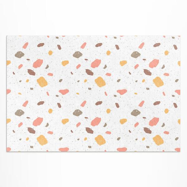 Tuinkleed Pastelkleurige steengoedplaat