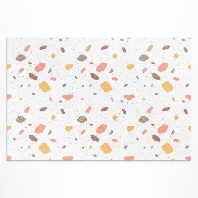 Tuinkleed Pastelkleurige steengoedplaat