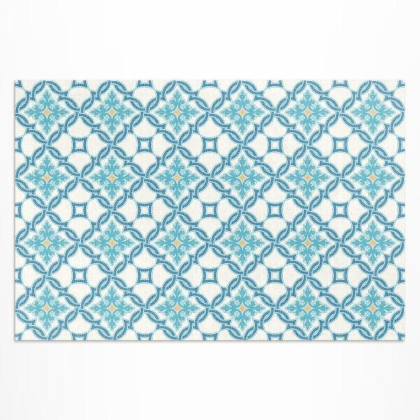 Buiten tapijt Kettinggeweven decoratieve tegels