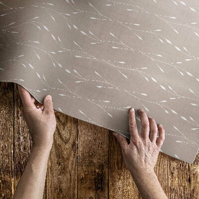 Tuinkleed Kleine, delicate boho-bladeren en twijgjes