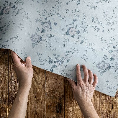 Buiten tapijt Subtiele bloemen geschilderd in de weide