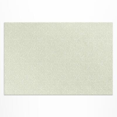 Buiten tapijt Abstract spiraalvormig ornament in art-decostijl