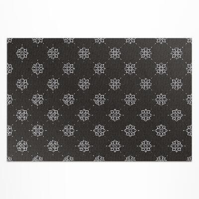 Buitenkleed Lineair bloemen regelmatig patroon