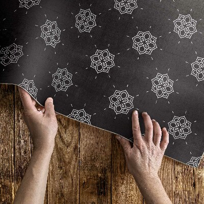 Buitenkleed Lineair bloemen regelmatig patroon